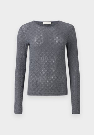 Hallhalli hallkokaga hallhalli. Pehme materjal ja ümar kaelus. Omab hugva rõhku ja kerget läiget.