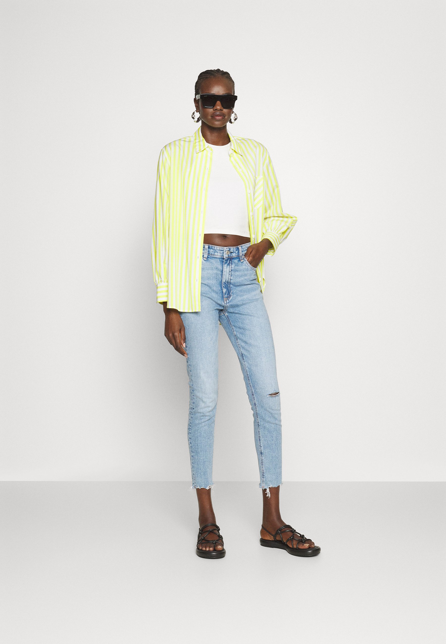 rag&bone ニナ ハイライズ スキニー ジーンズ 黒23