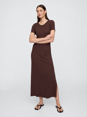 GAP MAXI DRESS - Rochie din jerseu - dark brown