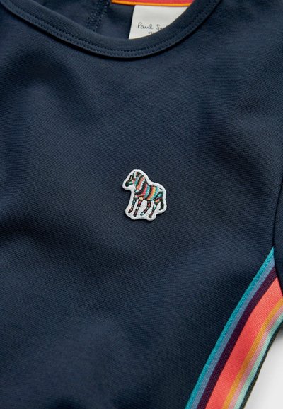 Paul Smith Junior ZEBRA LOGO ARTIST STRIPE PONTE - Vardagsklänning - navy