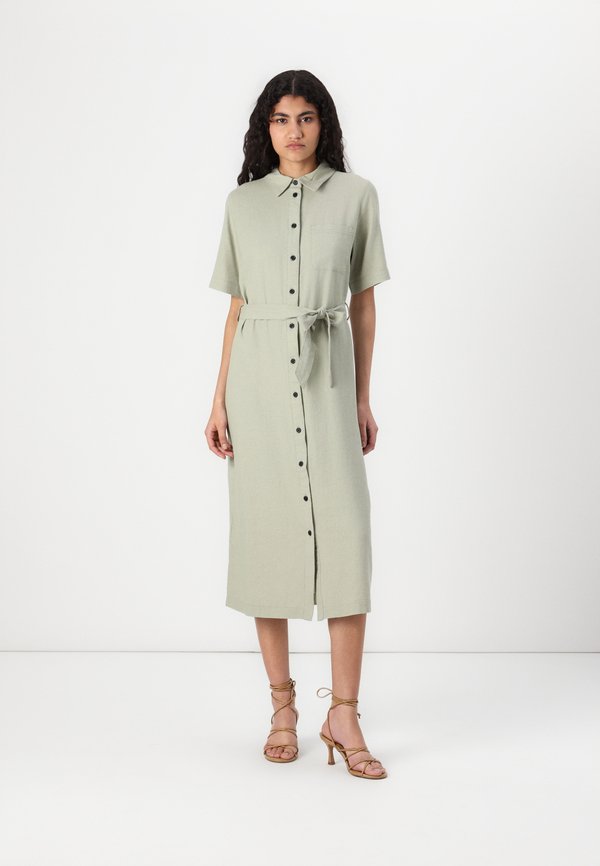 ONLCARO BELT DRESS - Shirt dress - tea