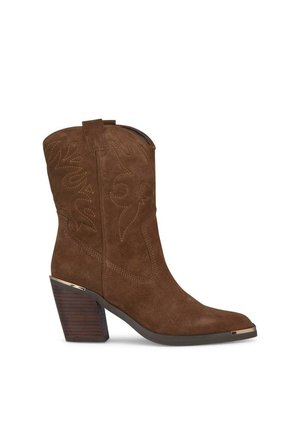 Cowboy-/Bikerstiefelette - camel
