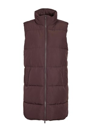 Noisy May, PUFFER GILET NMROSY - Veste sans manches - chocolate plum