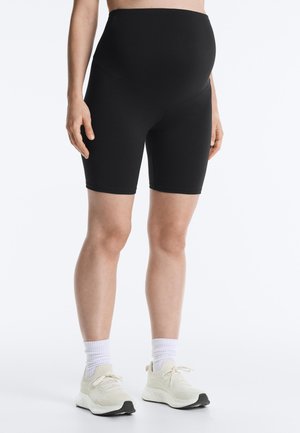 OYSHO MATERNITY COMFORTLUX 20cm CYCLE - Rövidnadrágok - black