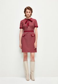 adL DETAIL - Vardagsklänning - plaid burgundy