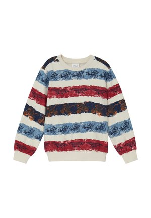 MIT ALL-OVER-PRINT - Mikina - helles beige
