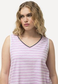 Ulla Popken STRIPED - Top - light violet