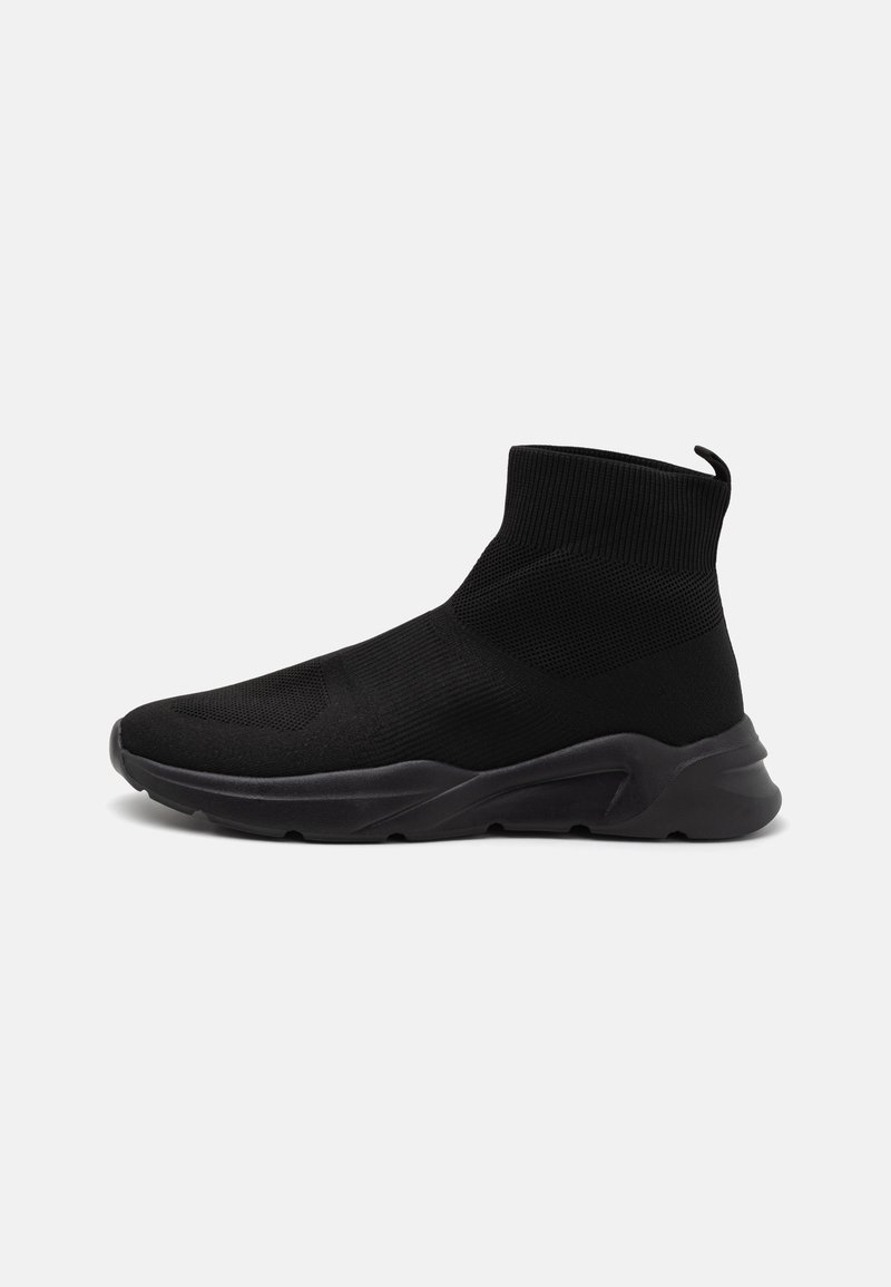 Pier One UNISEX - Høye joggesko - black