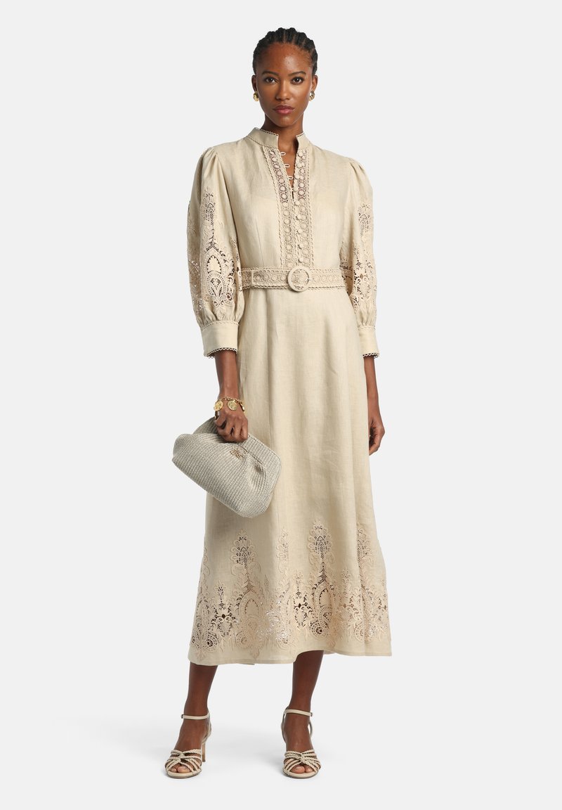 Luisa Spagnoli PROVINA - Shirt dress - beige - Zalando.ie