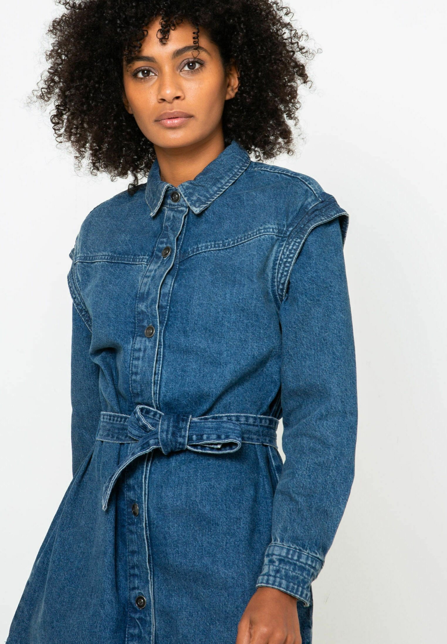 robe denim camaieu