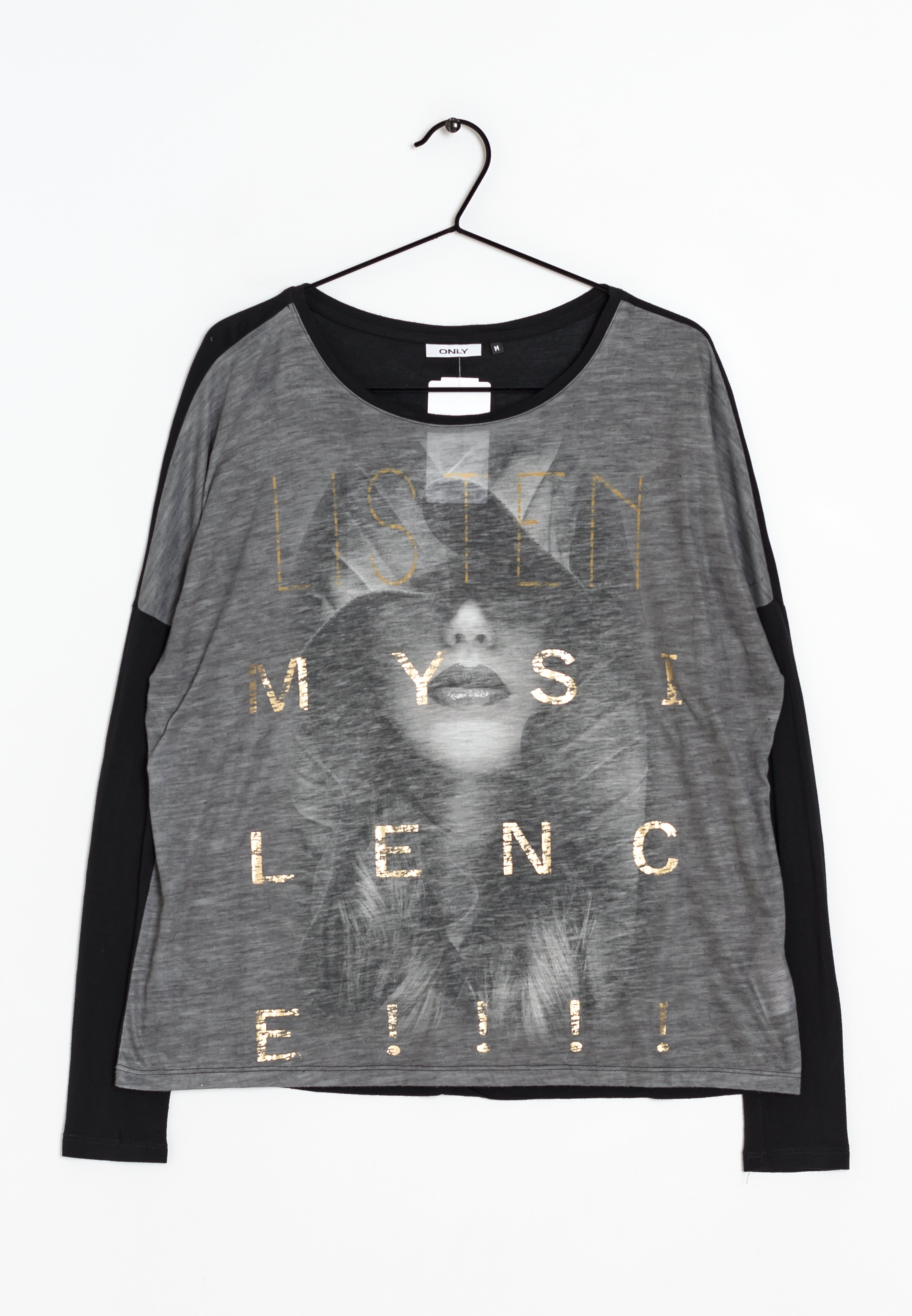 ONLY Longsleeve - black/zwart - (Pre-owned) - Zalando.nl
