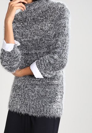 Pullover - mottled light grey