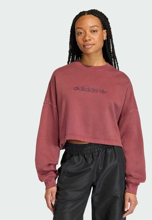 ESSENTIALS LINEAR - Sudadera - maroon