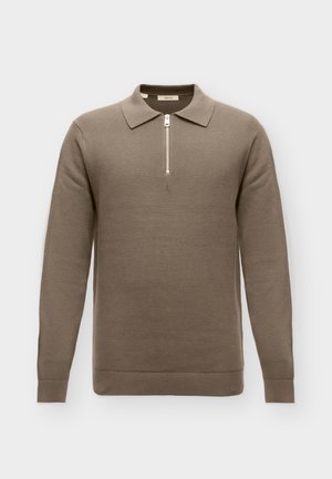 Selected, SLHDANE HALF ZIP  - Блуза с дълги ръкави - morel