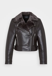 VMHAILEY COATED JACKET - Műbőr dzseki - chocolate torte