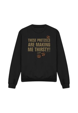 Cotton Soul, SEINFELD/PRETZELS THIRSTY - Sweatshirt - black