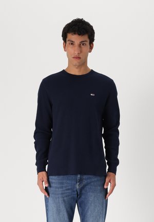 SLIM TEE - Long sleeved top - dark night navy