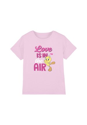 Cotton Soul, LOONEY TUNES VALENTINE'S DAY LOVE IN IN THE AIR UNISEX - T-Shirt print - pink