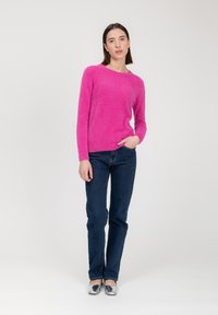 INFLUENCER CREW-NECK - Trui - fuchsia