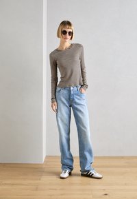 Lindex BELLA - Top s dlouhým rukávem - beige