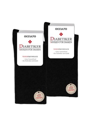 OCCULTO, 10 PACK DIABETIKER - Socken - schwarz