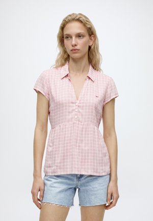 Hollister Co. ICON BABYDOLL SHIRTING - Camicetta - light pink