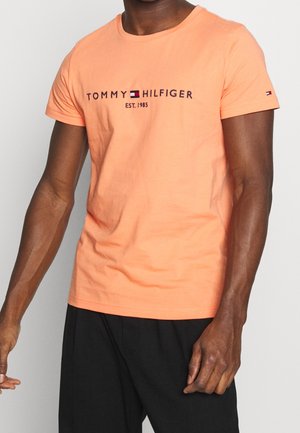 T-shirt med print - orange