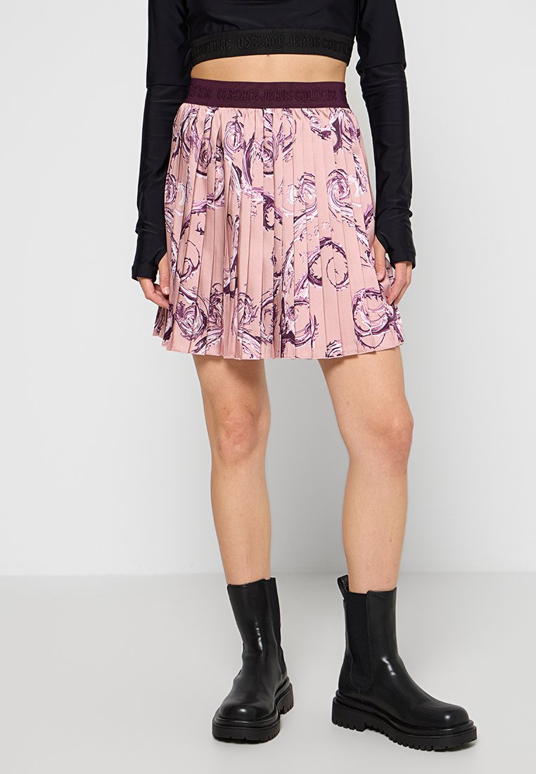 Versace Jeans Couture Plooirok donkerroze Versace Jeans Couture Plooirok donkerroze