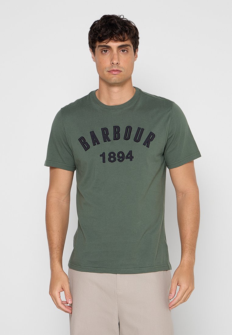 Barbour International T-shirt print groen Barbour International T-shirt print groen