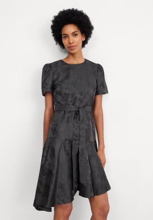 ASYMMETRICAL HEM DRESS - Etuikjole - black