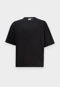 APPLIQUE BOXY TEE - Camiseta básica - jet black
