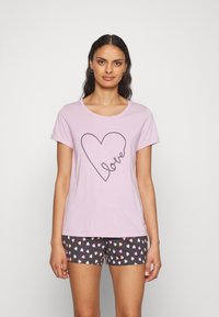 LASCANA - LOVE - Pyjamas - lilac Miniatyrbild 1