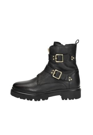 SUB55 Cowboy/biker ankle boot - zwart