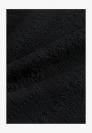 Next T-shirt med print - black