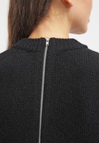 WOOD WOOD Stickad klänning - black