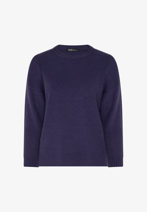 Yours Clothing, PLUS SIZE JUMPERS - Trui - aubergine