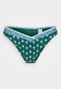 Green Floral Hollister High Waisted Bathing Suits Hollister FLAT