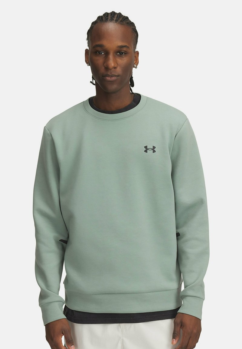 Under Armour UNSTOPPABLE CREW - Sweatshirt - silica green