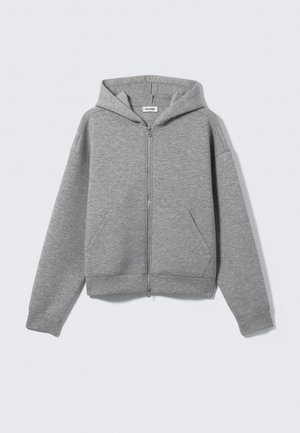 Weekday SIMON SCUBA ZIP - Lukuga pusa - grey melange dusty