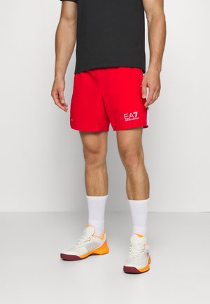 SHORTS - Kurze Sporthose - navy blue/red
