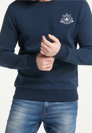 Sweatshirt - dark-blue denim
