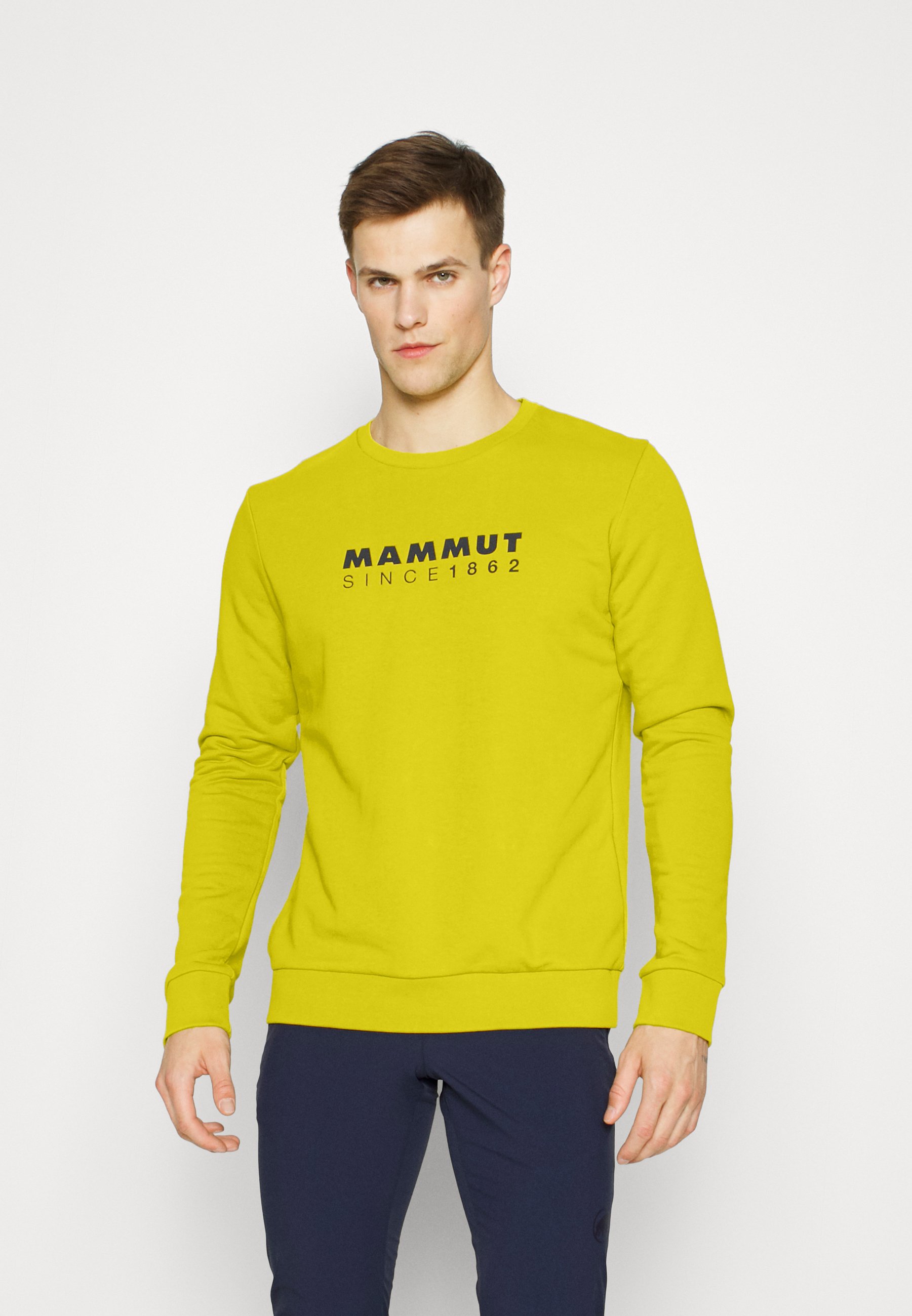 Mammut CORE CREW NECK MEN LOGO - Sudadera - mello/amarillo - Zalando.es