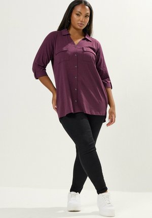 Hemdbluse - purple