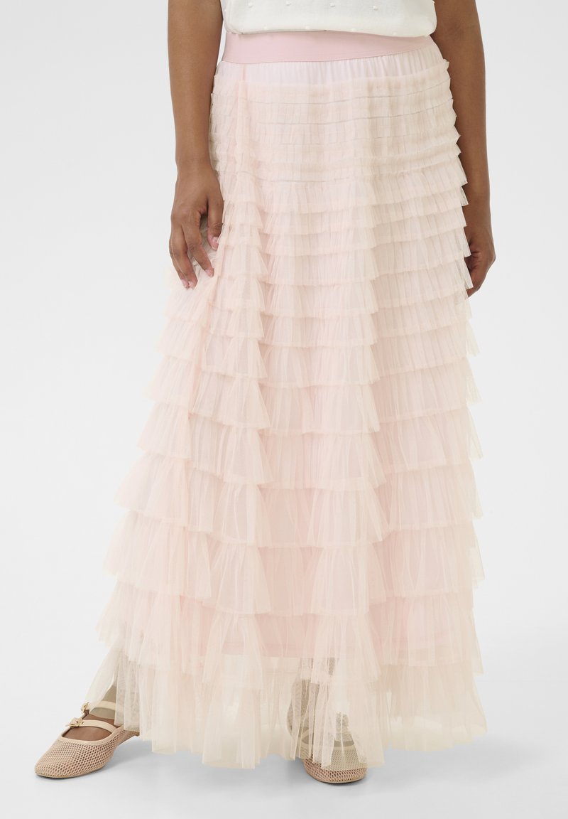Cream Plisirano krilo - sepia rose