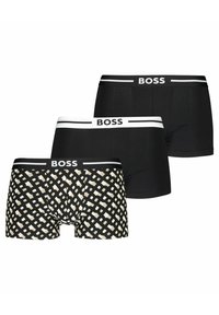 BOSS BOLD 3ER-PACK - Trunks - black