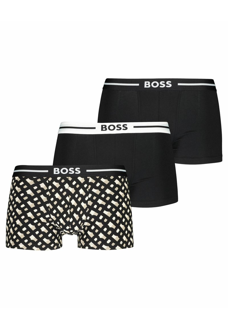 BOSS BOLD 3ER-PACK - Trunks - black