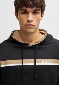 BOSS AUTHENTIC - Pulover s kapuco - black