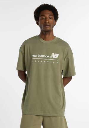 LINEAR GRAPHIC - T-shirt con stampa - dark olivine