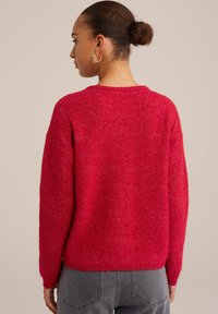 WE Fashion Strickjacke - red