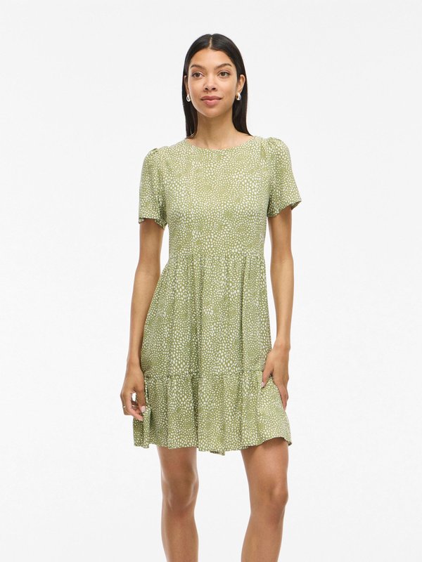 KORTE MOUWEN - Freizeitkleid - sage